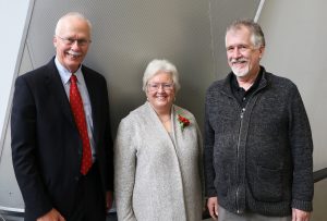 Howell with her husband and AerE chair Alric Rothmayer